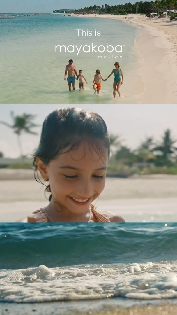 Mayakoba - Family - Beach - 9x16