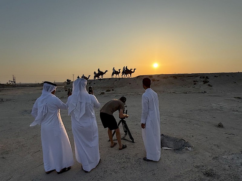 Flamingo Moments: Filming in Bahrain