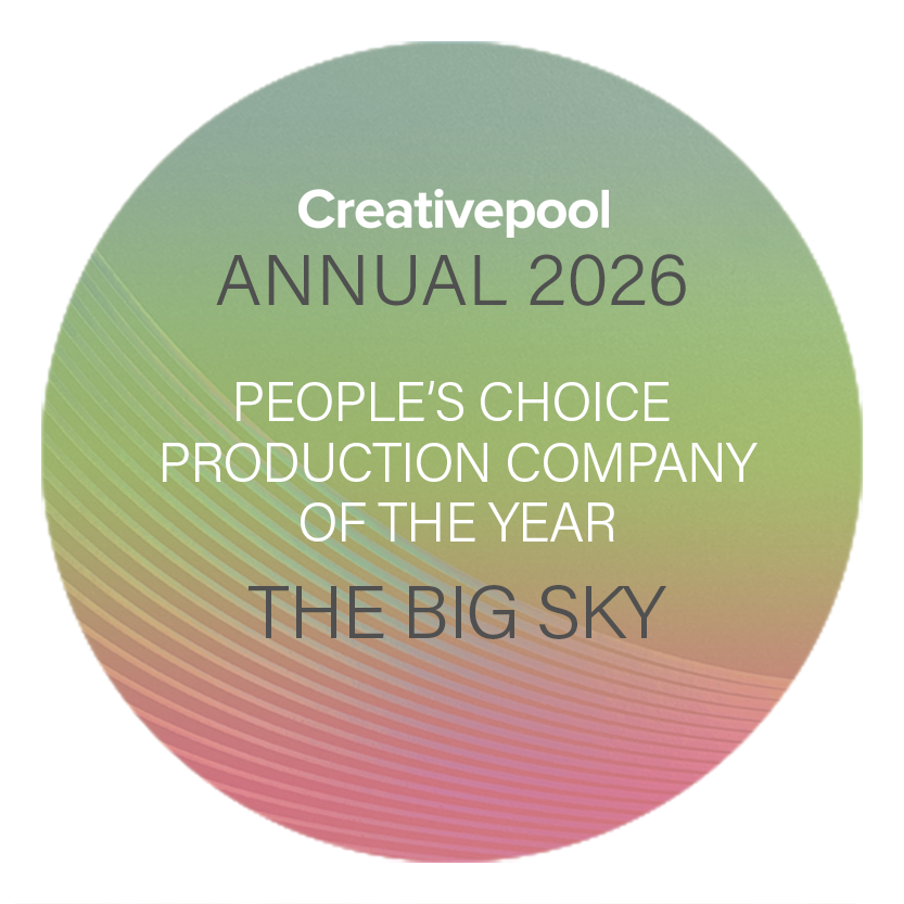 Creativepool Annual 2026 — People’s Choice Production Company of the Year — The Big Sky